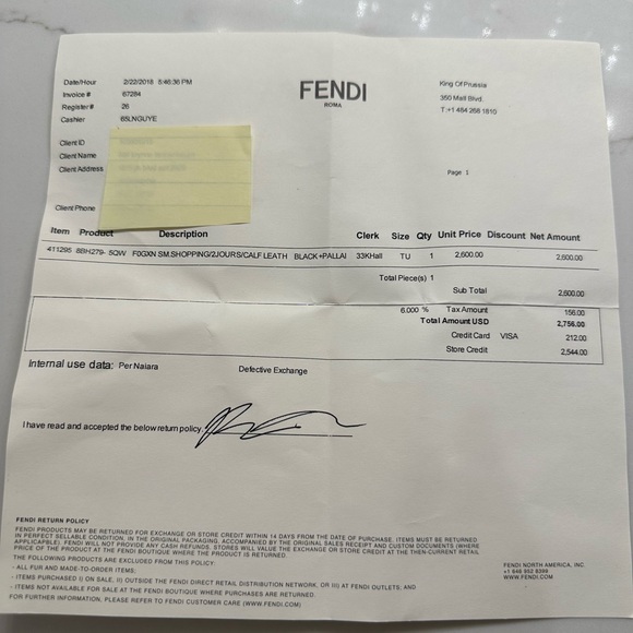 Fendi Bags | Fendi 2 jours Tote | Color: Black/Silver - Picture 3 of 7